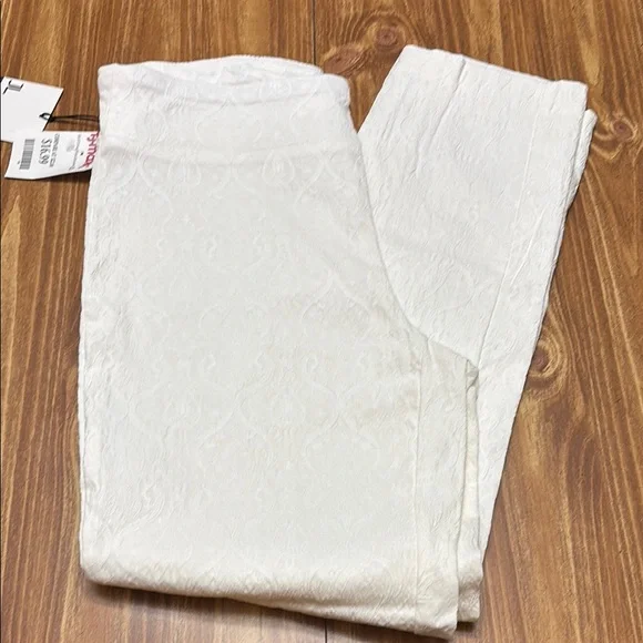 Jules & Leopold White Cropped Pants Ankle Length - Picture 4 of 5